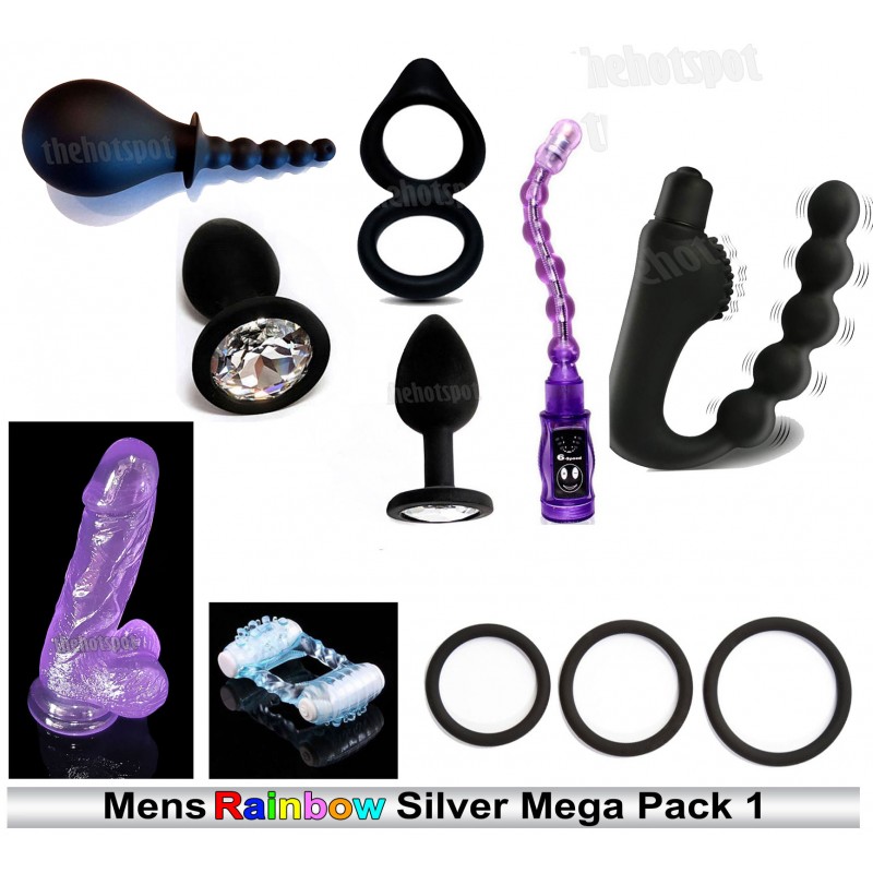 Gay Mens Couples Silver Pack 1 Sex Toy Mega Pack